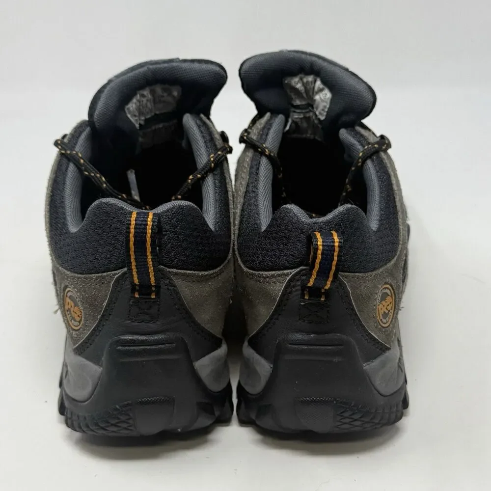 Timberland Pro Mudsill Steel Toe Work Shoes Mens 7.5 Blue Gray Suede Lace Up